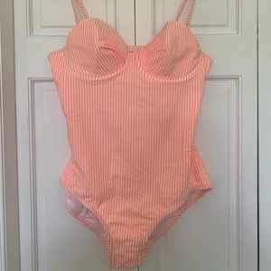 NWT J. Crew Seersucker One Piece